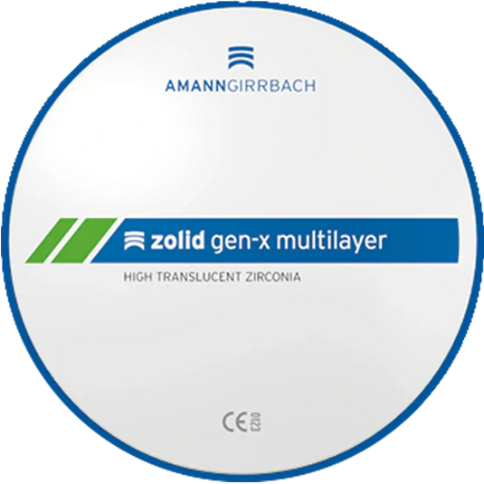 Digital Supplies - Zirconia - Amann Girrbach Ceramil Zolid Gen-X