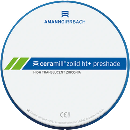 Digital Supplies - Zirconia - Amann Girrbach Zolid HT+ PS (preshade)