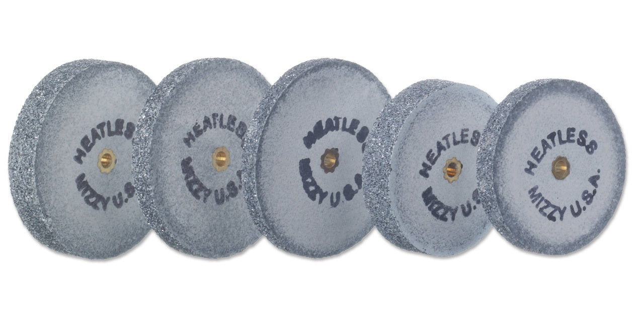 Keystone Mizzy Heatless Wheels - #9 Gray 3-32" x 3-4" - Box of 50