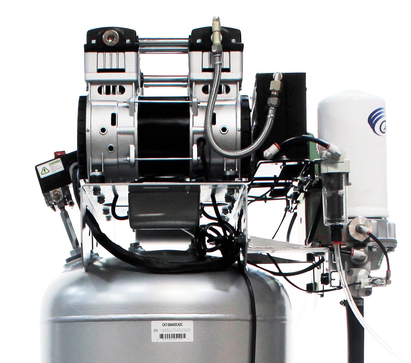 California Air Tools 60040DCADC Ultra Quiet & Oil-Free 4.0 Hp, 60.0 Gal.w/ Air Dryer & Auto Drain