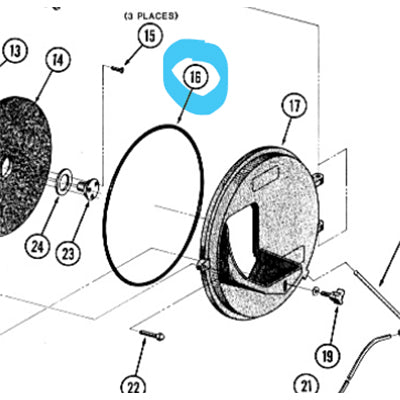 Ray Foster Rubber Door Gasket with Adhesive