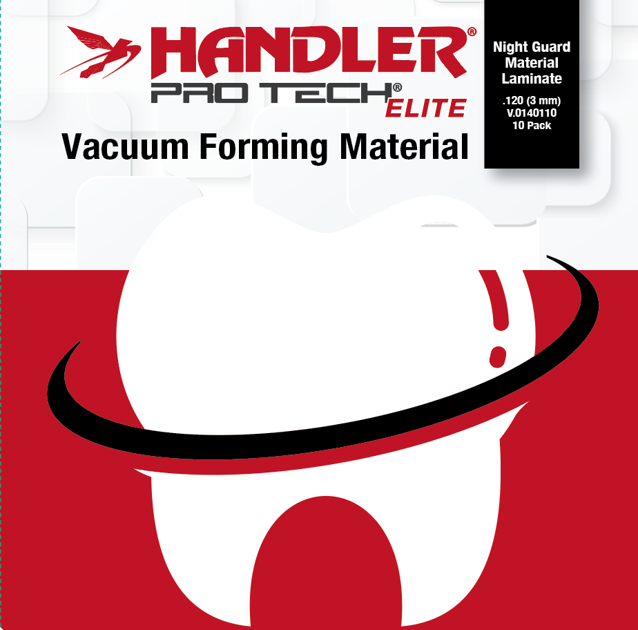 Handler ProTech Elite Night Guard Material - Laminate, Soft .120 (3 mm) 10/pk