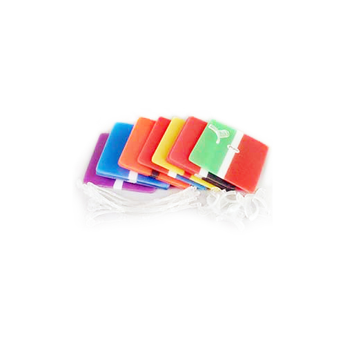 Keystone .160 (4mm) Assorted 3 Color 5"x 5" (127x127mm) - 12/Pkg
