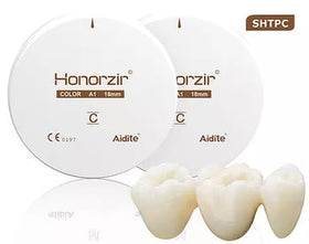 Digital Supplies - Zirconia - Aidite HonorZir Preshaded SHT-PC