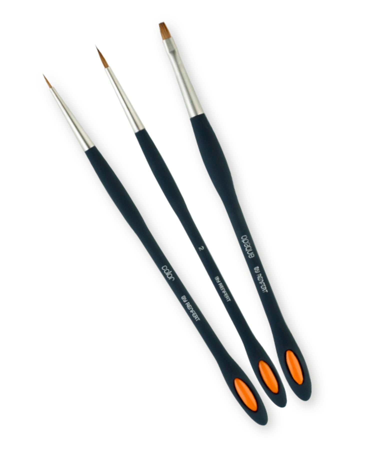 Renfert lay:art style set w.1 each staining/ opaque/size 2 brush