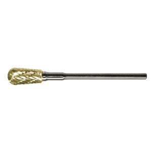 MasterCut 1-4” (6.3mm) Dia. - Double Cut - PowerT - Hand Piece Carbide Bur