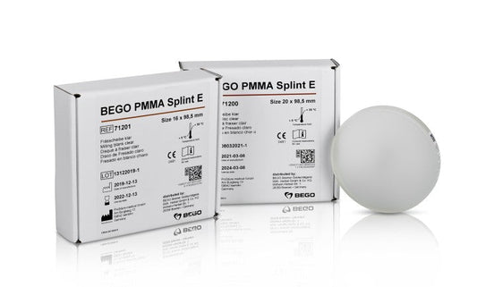 BEGO PMMA Splint E, 98.50 x 16 mm