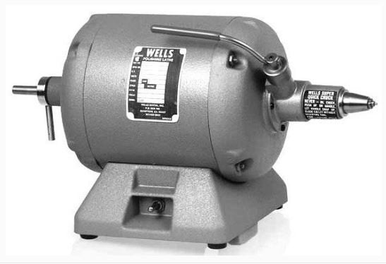 Wells Lathe with Quick Chuck