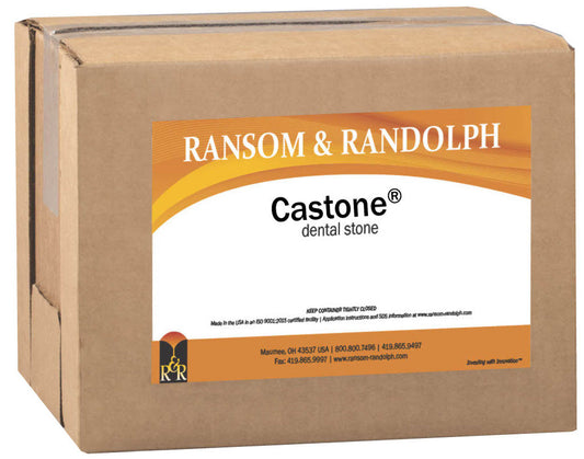 Ransom & Randolph Castone® dental stone
WHITE, 25 lb carton