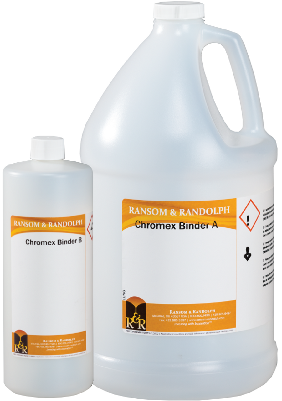 Ransom & Randolph Chromex™ investment liquids only, A & B liquids kit