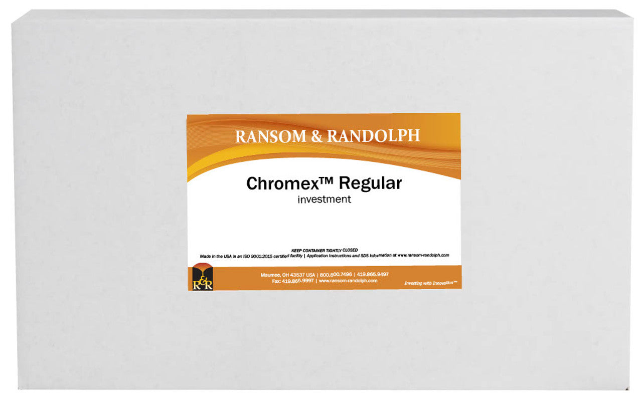 Ransom & Randolph Chromex™ investment, regular 50 lb carton