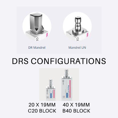 Amann Girrbach Ceramill Zolid fx ML C20 UN 3pcs. DRS