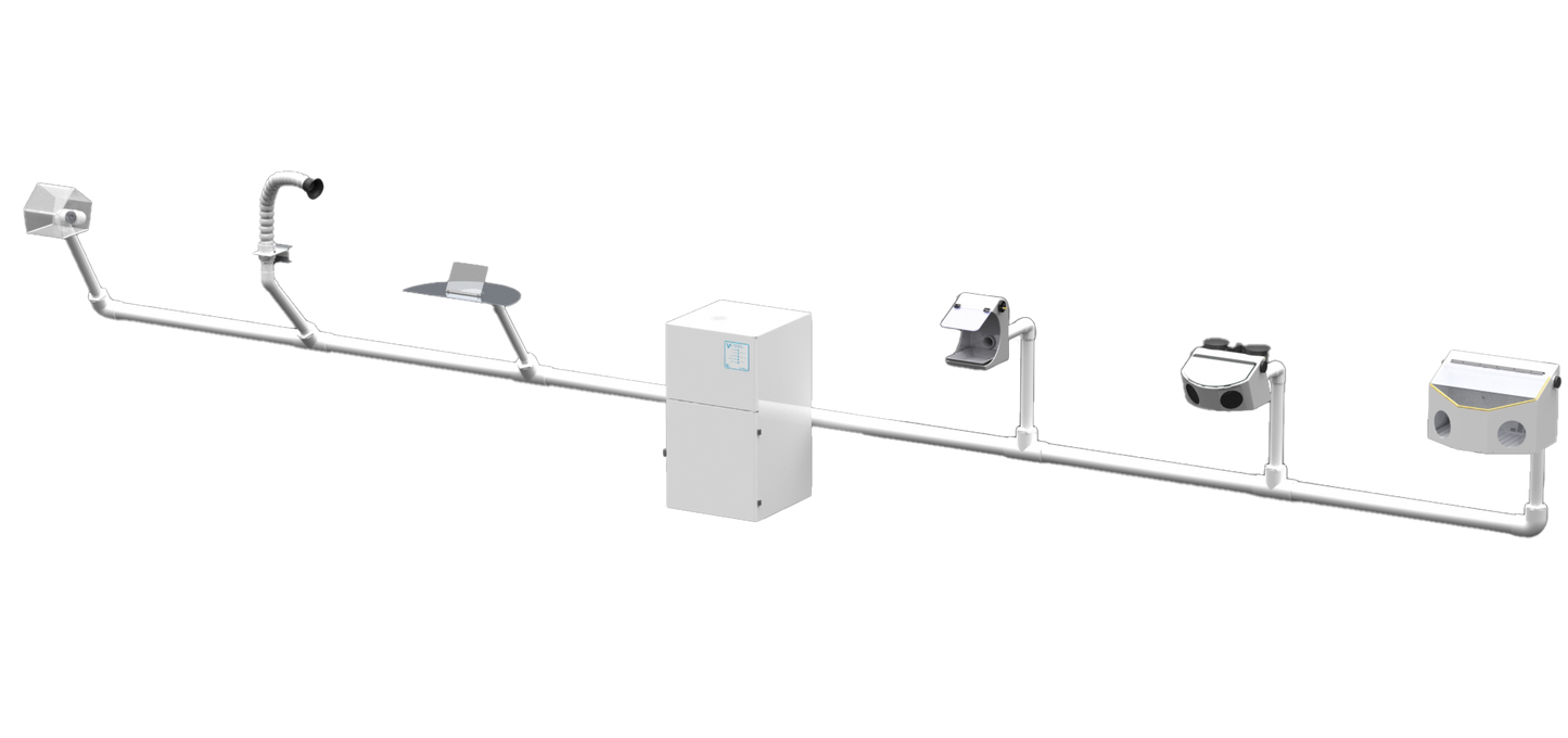 Vaniman VSix Multi-Station Dust Collector