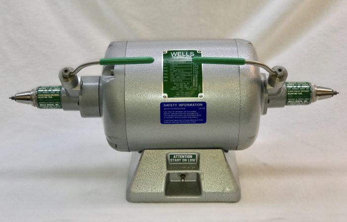 WELLS Lathe & Quick Chucks on Right Hand and Left Hand Side 1/3hp (U610)