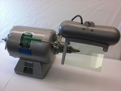 WELLS Lathe & Quick Chuck 1/3hp with Light Shield (U523)