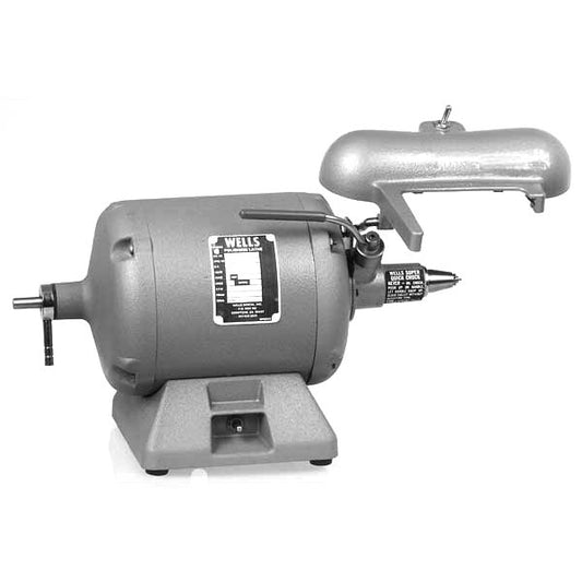 WELLS Lathe & Quick Chuck 1/3hp with Light Shield (U523)