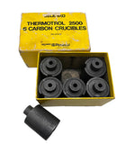 Jelenko Thermotrol 2500 Carbon Crucibles, qty 6  **LAST BOX AVAILABLE**