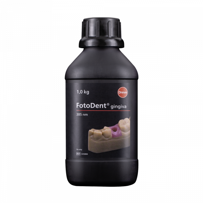 Dreve - FotoDent® gingiva 385 nm - 1.0kg Bottle, Pink Opaque