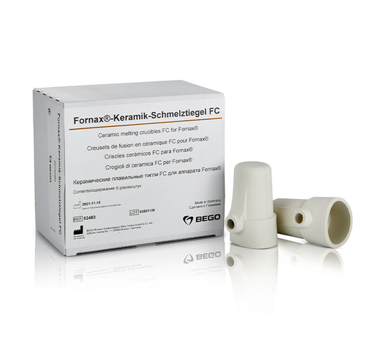 Bego FORNAX CERAMIC CRUCIBLES - NEW!  PACKAGE OF 6