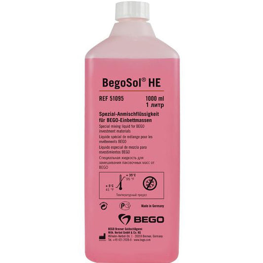 BEGO BegoSol® HE Special: Mixing liquid, (Frost Sensitive) 1 liter