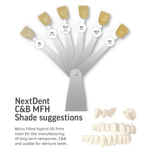 Amann Girrbach NextDent C&B MFH / N2 for Crowns & Bridges